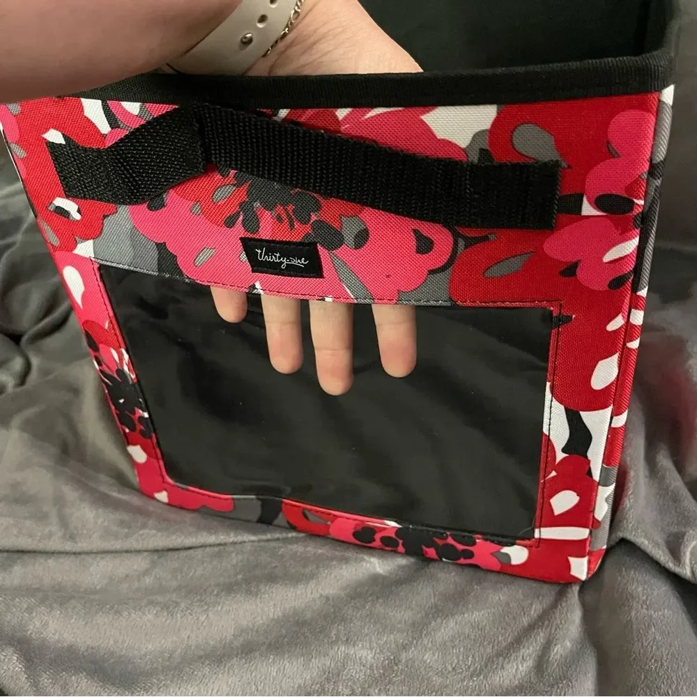 Thirty One Your Way Junior Cube in Bold Bloom- Storage/Organization Bin Like New